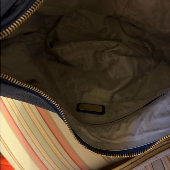 GORGEOUS Furla Slate Blue Ginevra Hobo Bag - COA incl - Video best shows color. - Picture 16 of 16